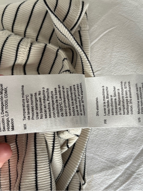 COS Rib Tank Top with Stripes - Picture 5 of 5